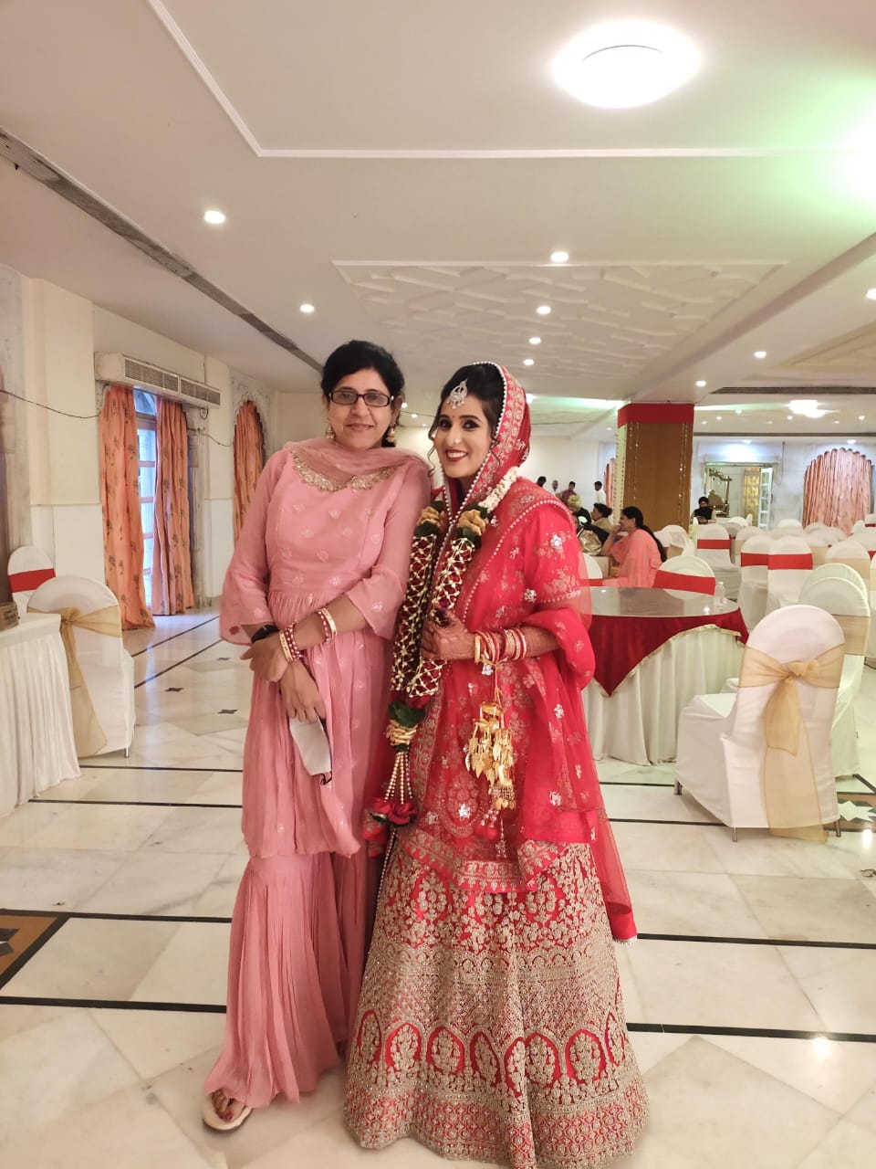 Successful couple celebrating their elite matrimonial union